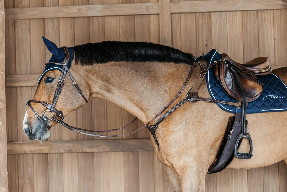 Dyon D-Collection 5-point Breastplate with elastic Brown