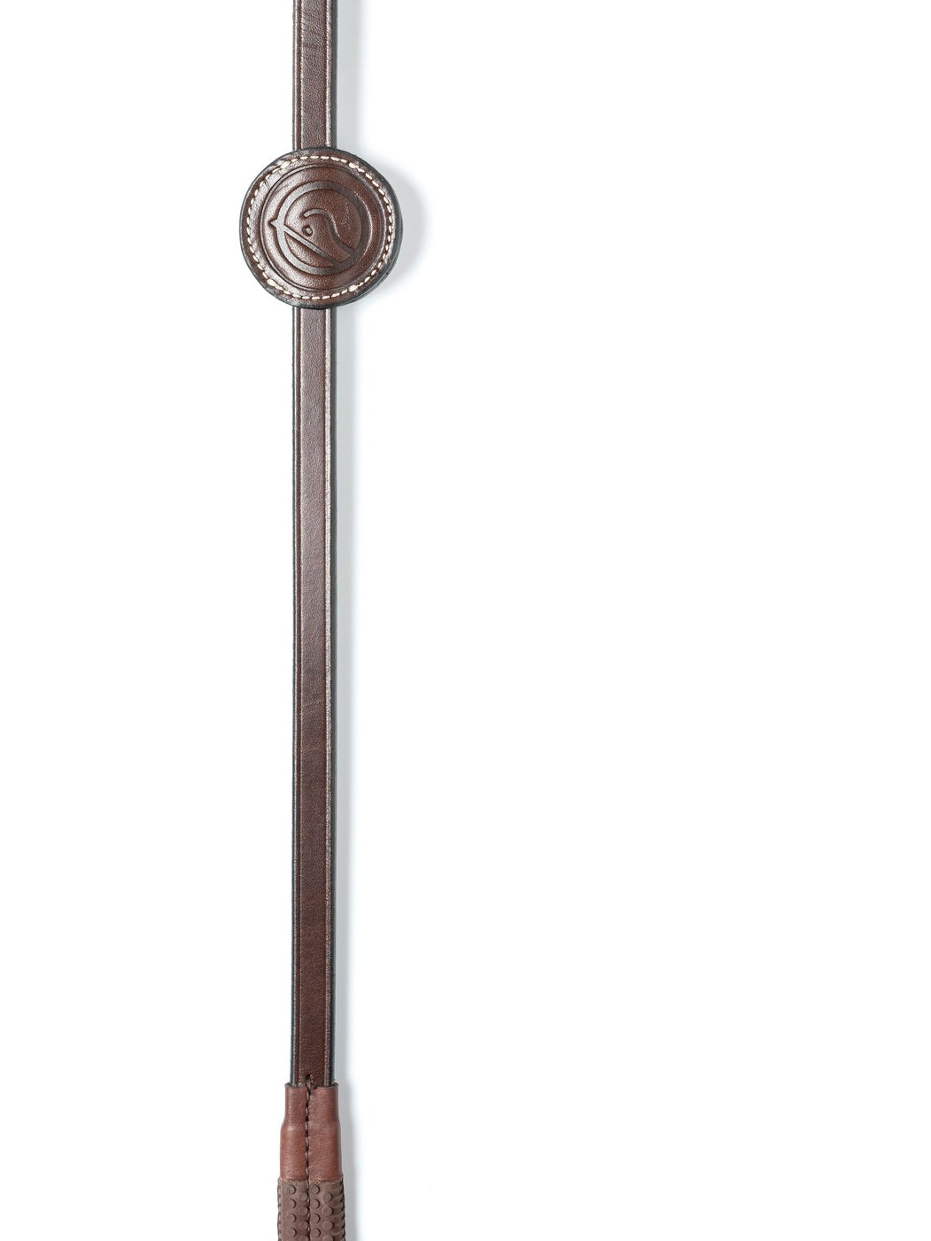 TRUST Samorin rubberen teugels (13mm) gouden gespen Bruin Bruin