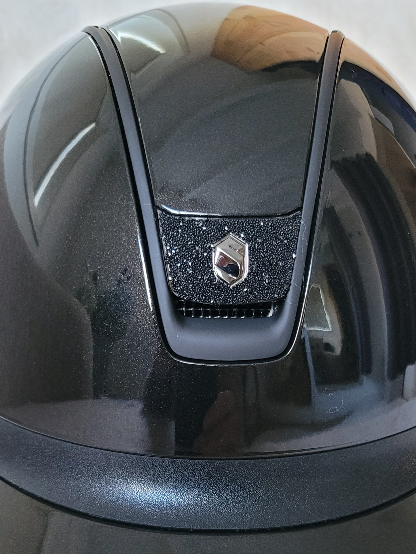 Samshield 2.0 Miss Shield Shadowglossy riding helmet Crystal Blazon Black