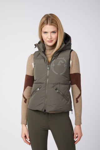 Vestrum padded vest ladies Herne Dark Olive