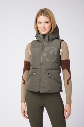 Vestrum padded vest ladies Herne Dark Olive