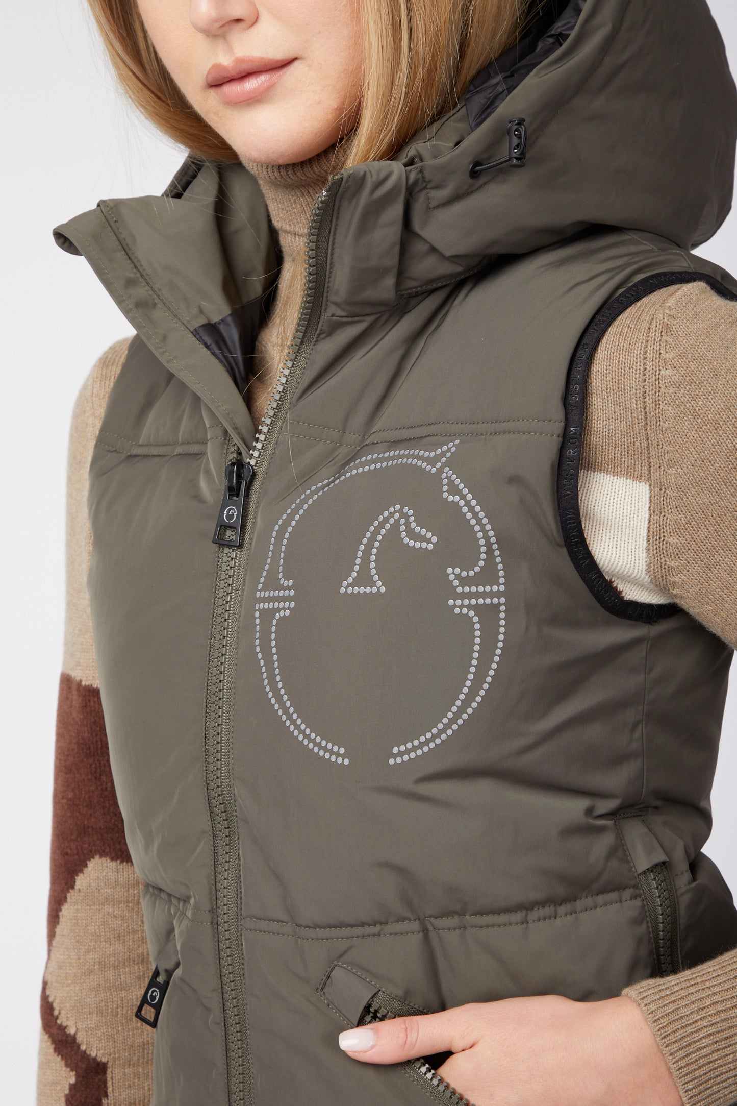 Vestrum padded vest ladies Herne Dark Olive
