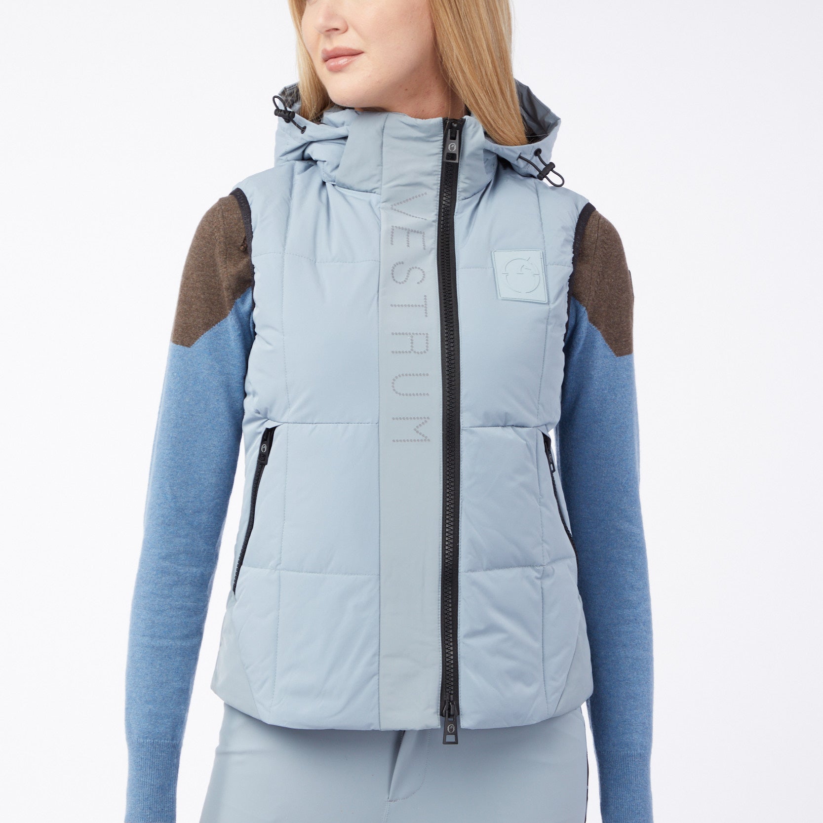 Vestrum padded vest dames Amman Cloud Blue Cloud Blue