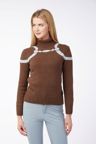 Vestrum knitted turtleneck sweater ladies Cartagena Morro-Azzurro