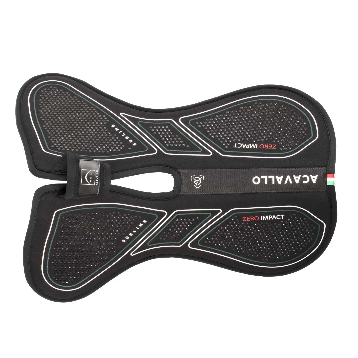 Acavallo Sublime Zero Impact Withers Free Pad zadelonderlegger zwart