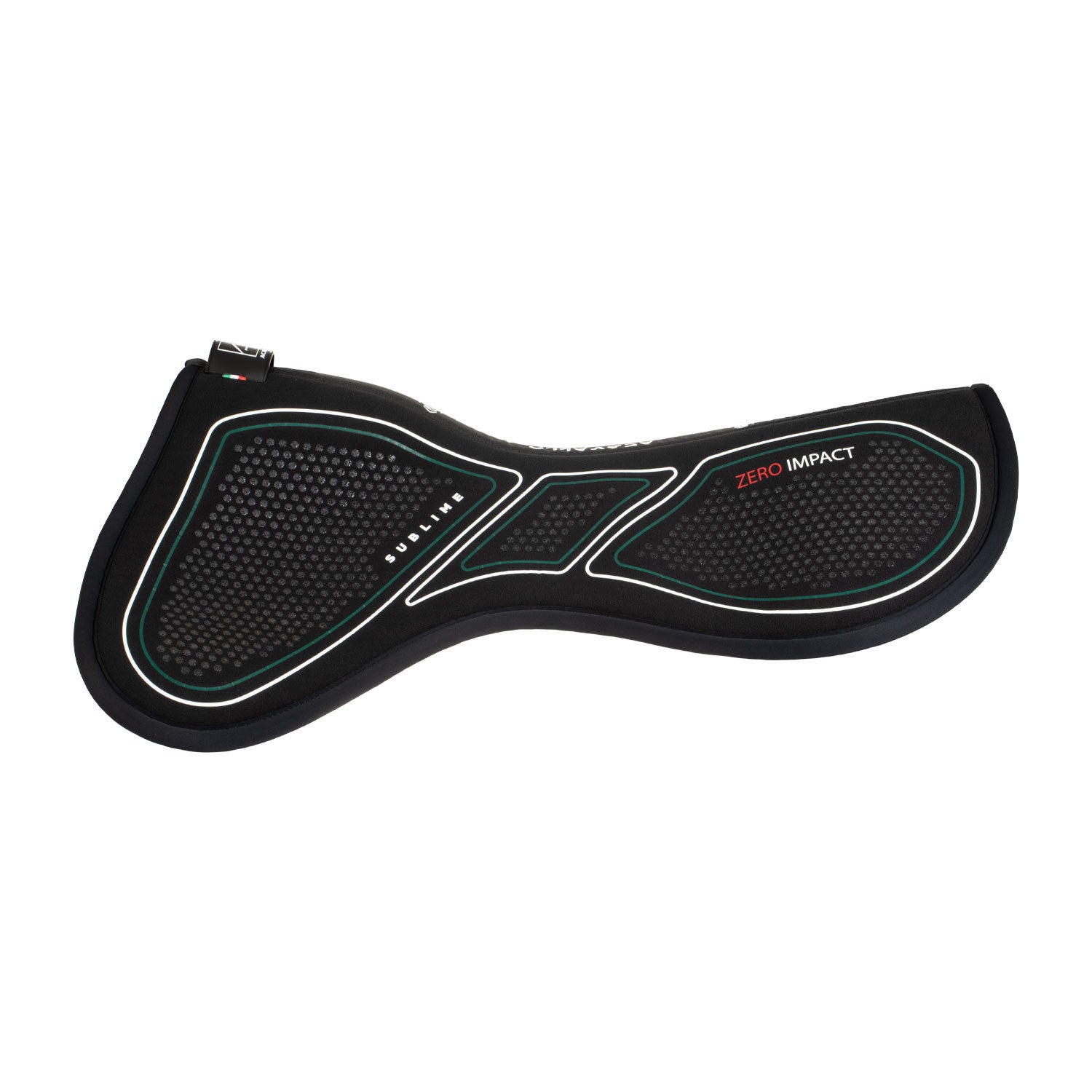 Acavallo Sublime Zero Impact Slim Pad zadelonderlegger zwart