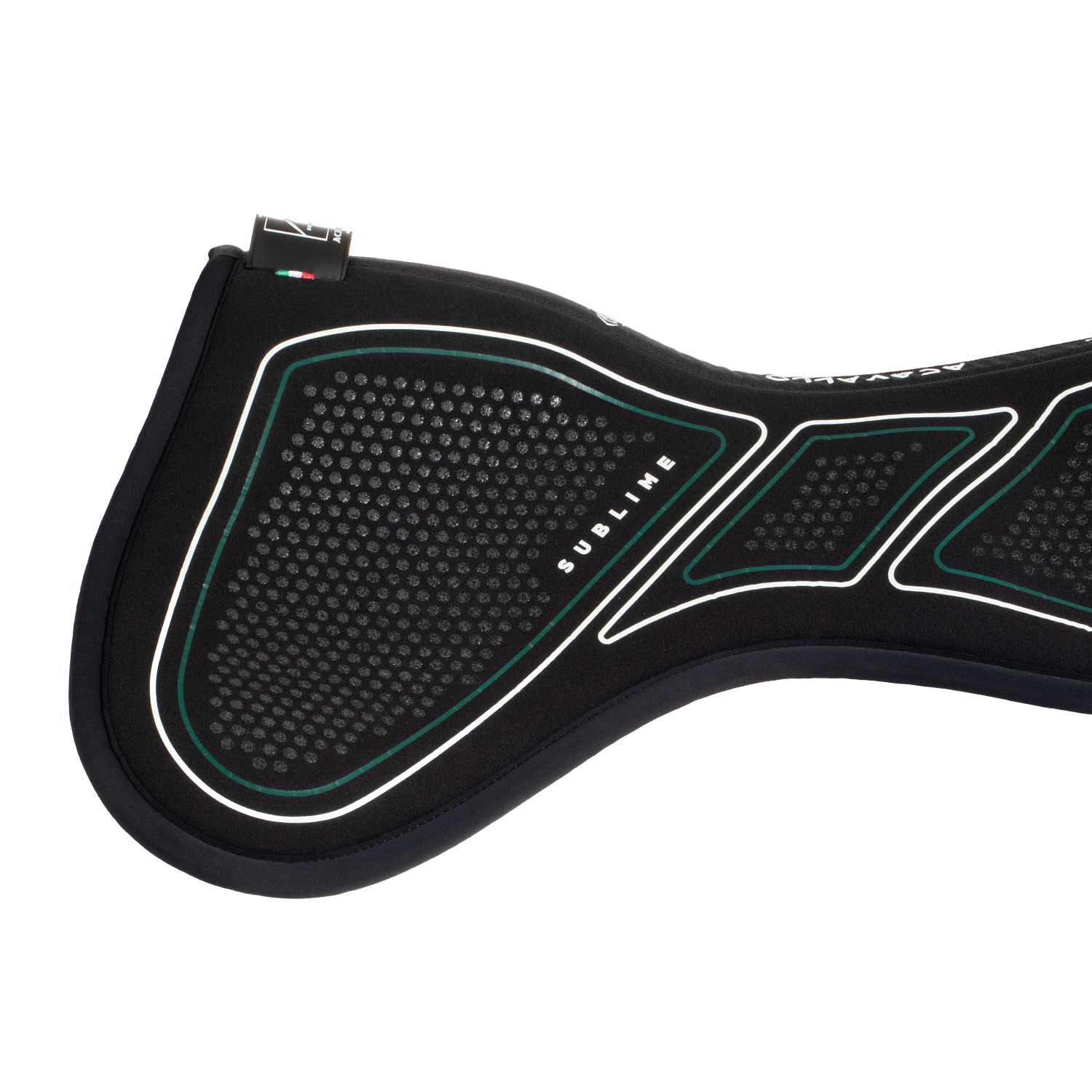 Acavallo Sublime Zero Impact Slim Pad zadelonderlegger zwart