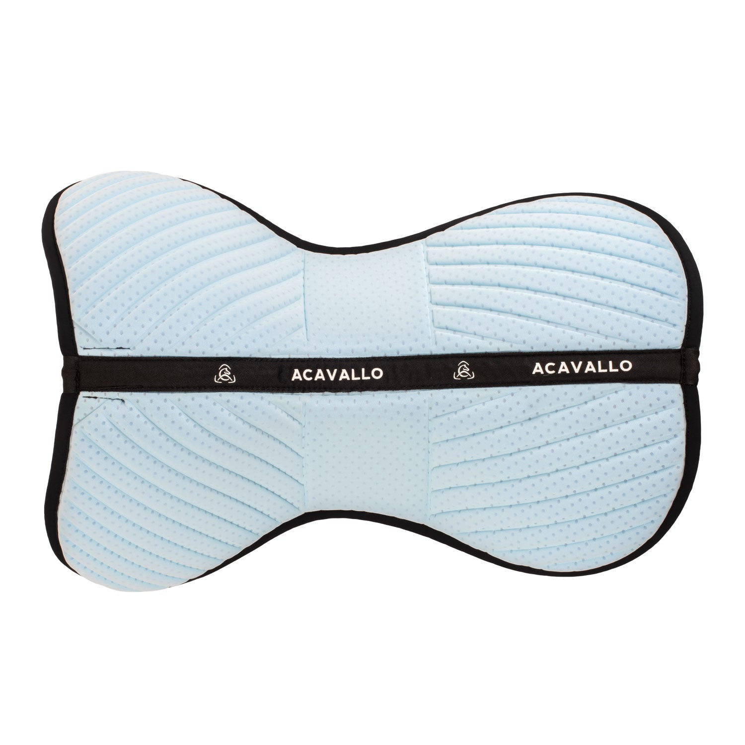 Acavallo Sublime Zero Impact Slim Pad zadelonderlegger zwart