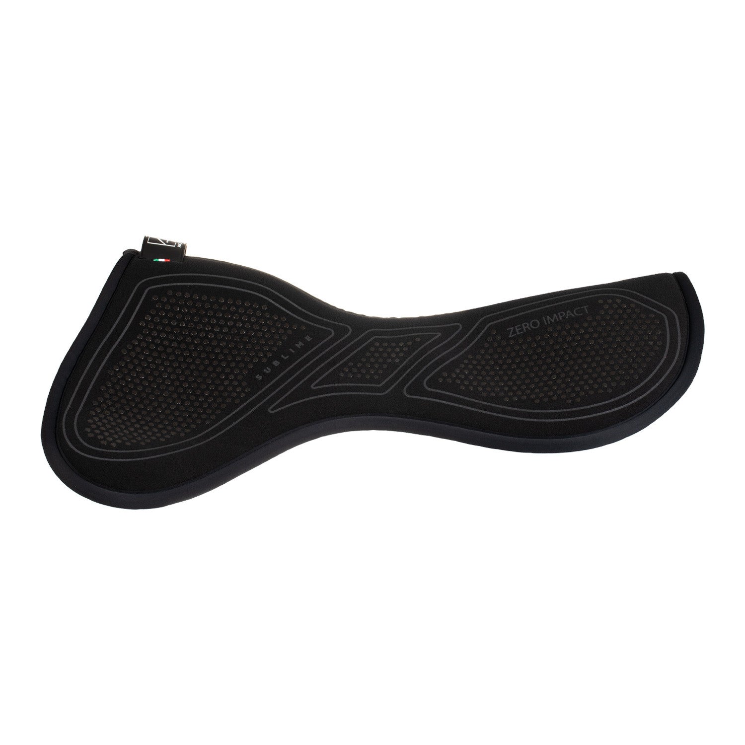Acavallo Sublime Zero Impact Slim Pad zadelonderlegger zwart