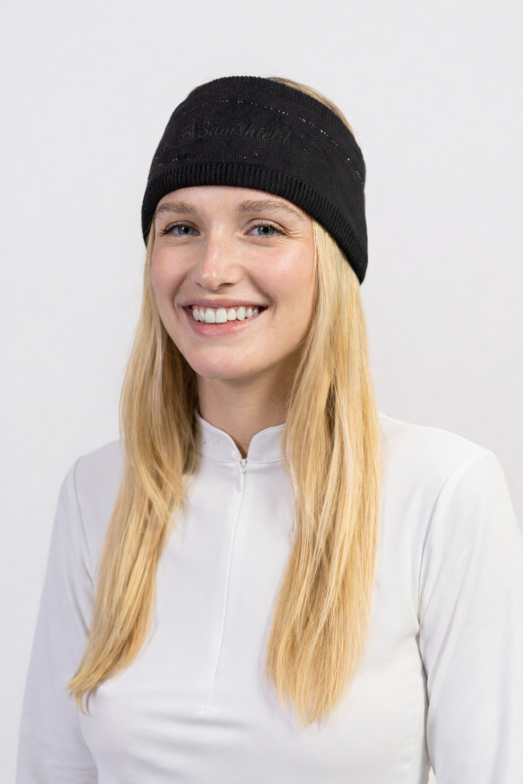 Samshield Hoofdband Amalie Script Zwart