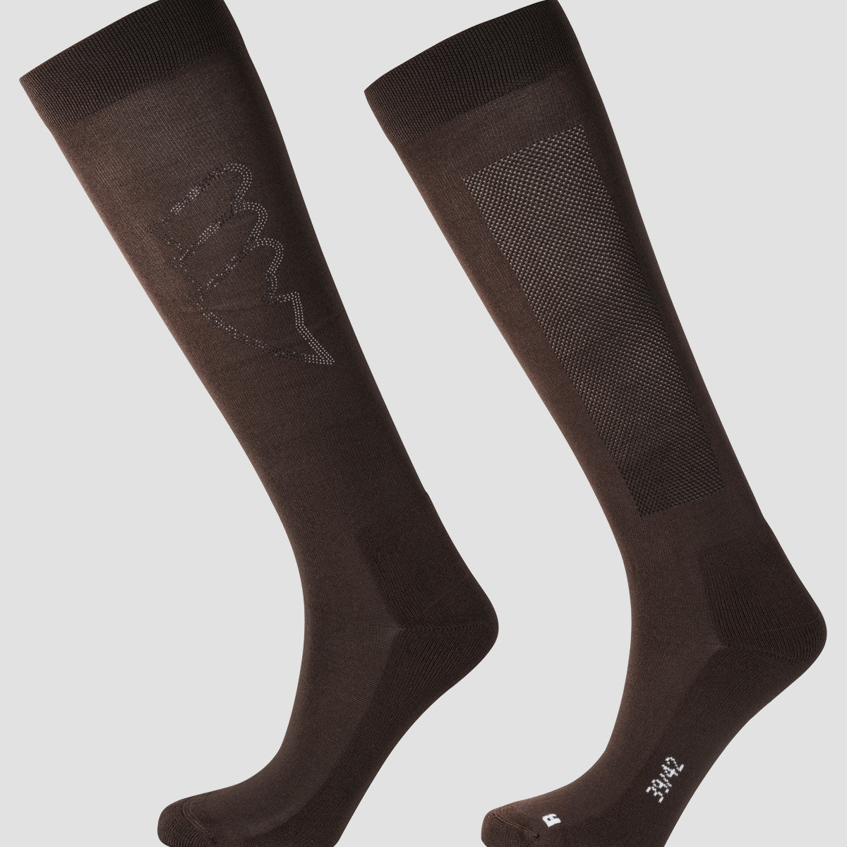 Equiline Equestrian Socks Eqglosy Coffee Bean