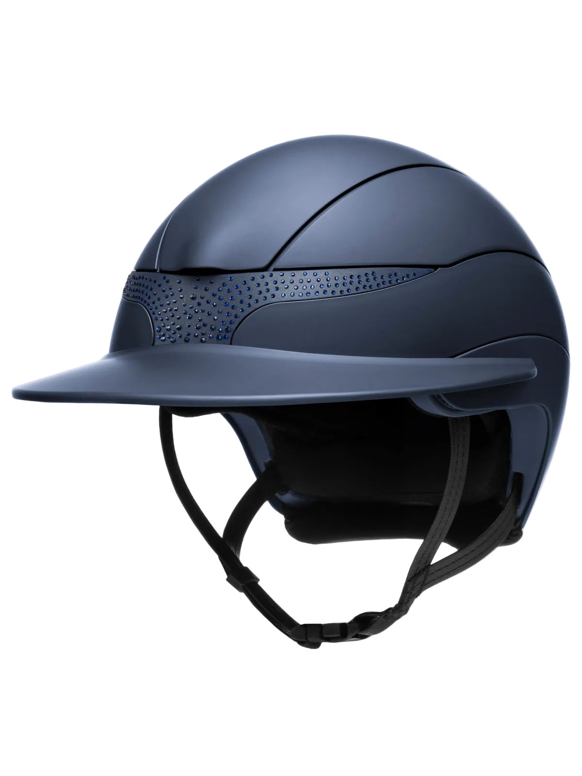 Equiline Paardrijhelm Xanto Sun Visor Matt Strass Navy