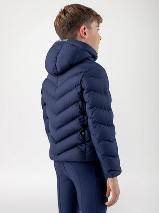 Equiline Padded Jacket Boys Cino Navy