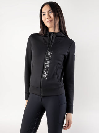 Equiline Tech Sweatshirt Women Coco Black