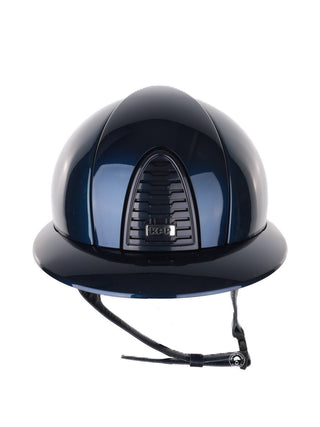 Kep Italia Riding Helmet Cromo 2.0 Shine Polo Peak RAW Frame Blue