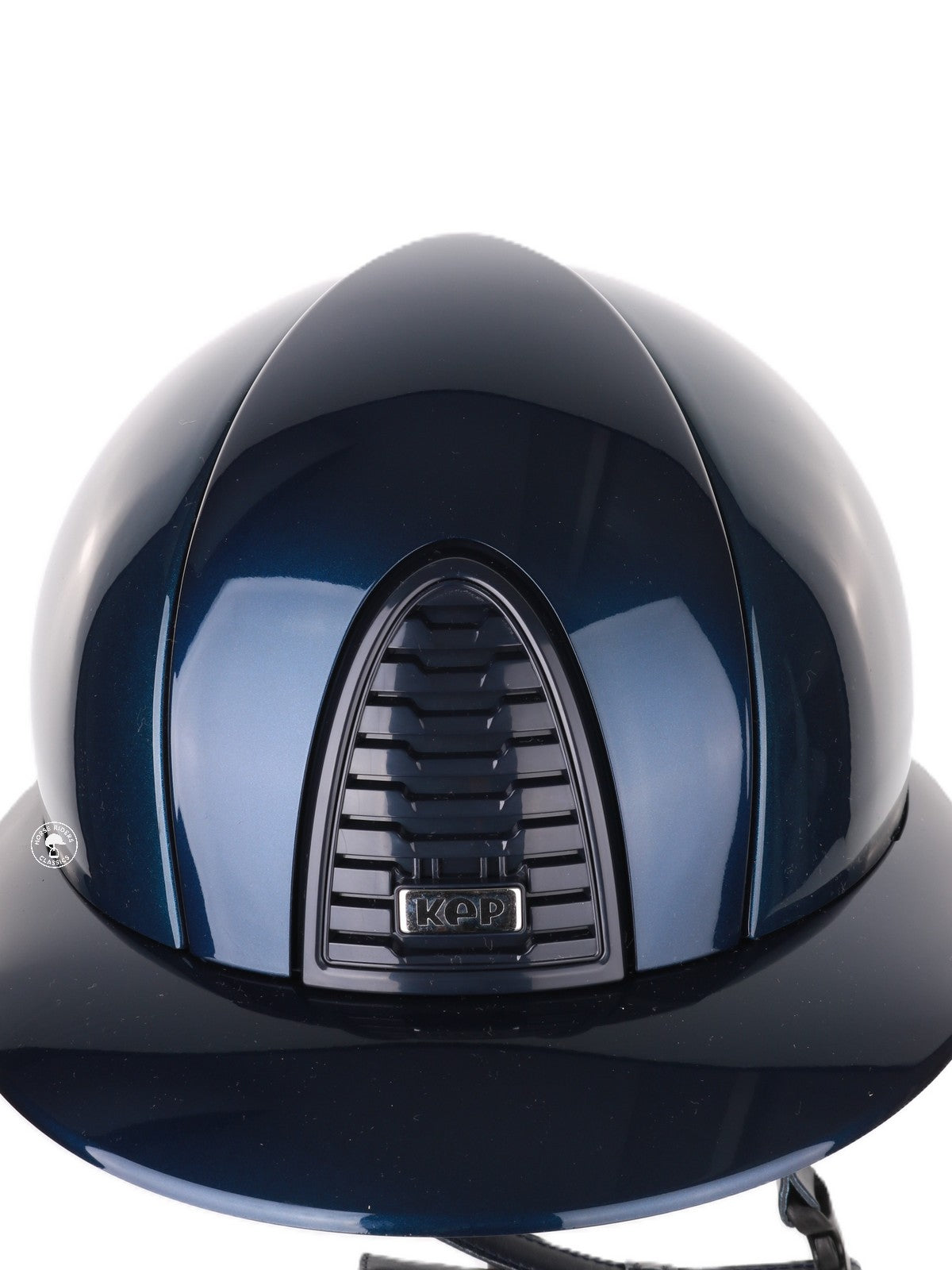 Kep Italia Riding Helmet Cromo 2.0 Shine Polo Peak RAW Frame Blue