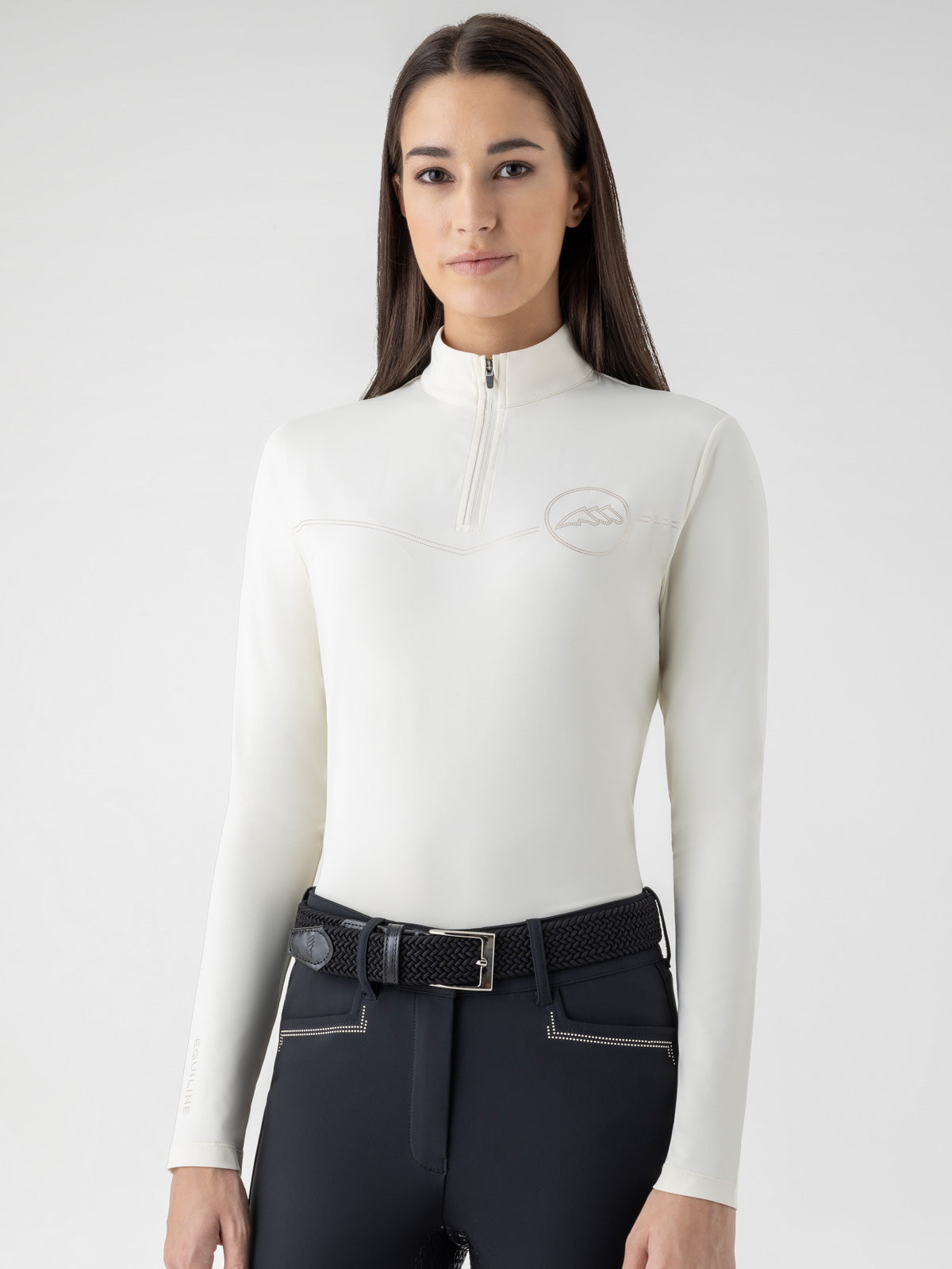 Equiline Trainingsshirt second skin dames Equost Tofu Tofu