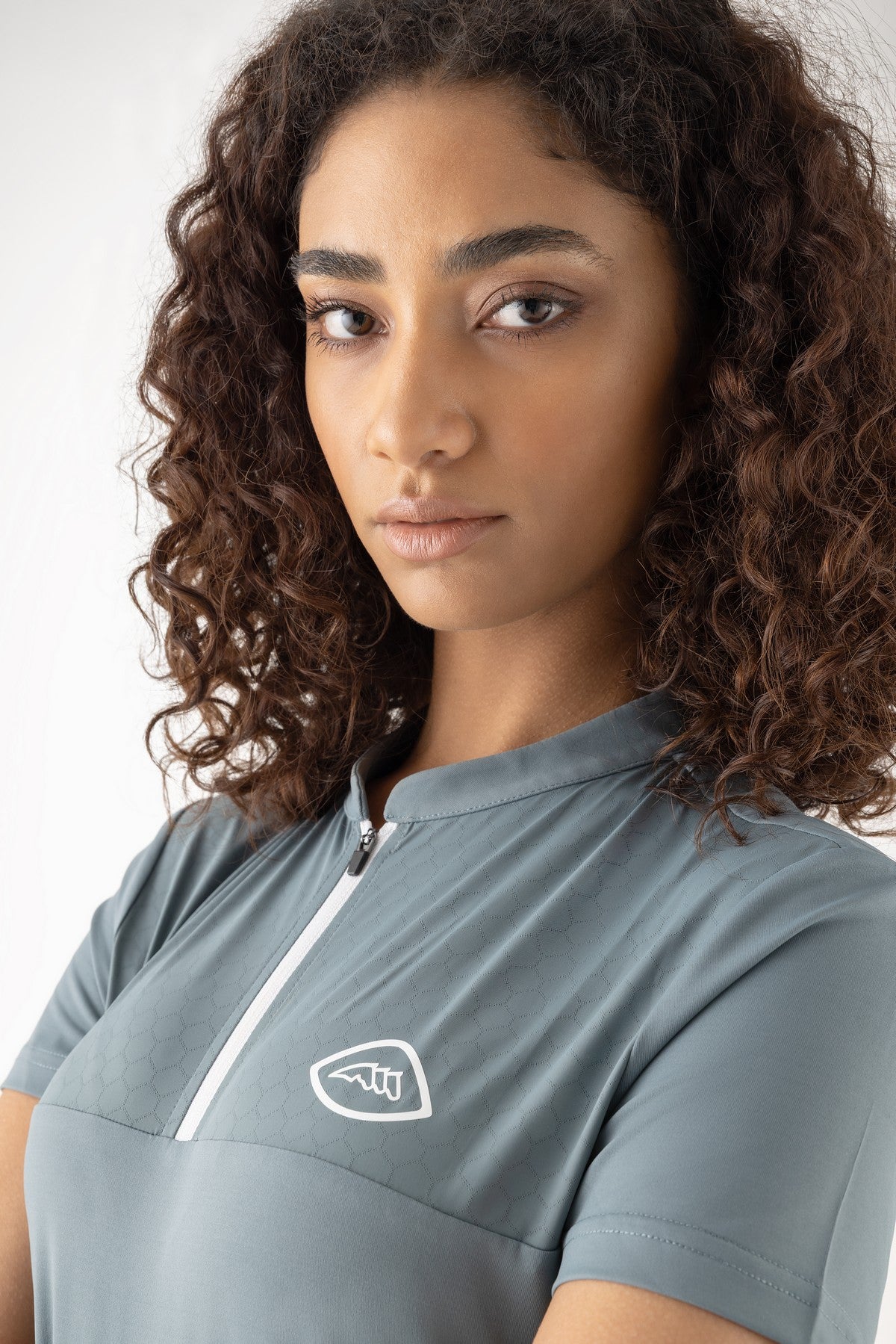 Equiline Trainingspolo Dames Korte Mouwen Cooling Fabric Eqcresty Forest Green