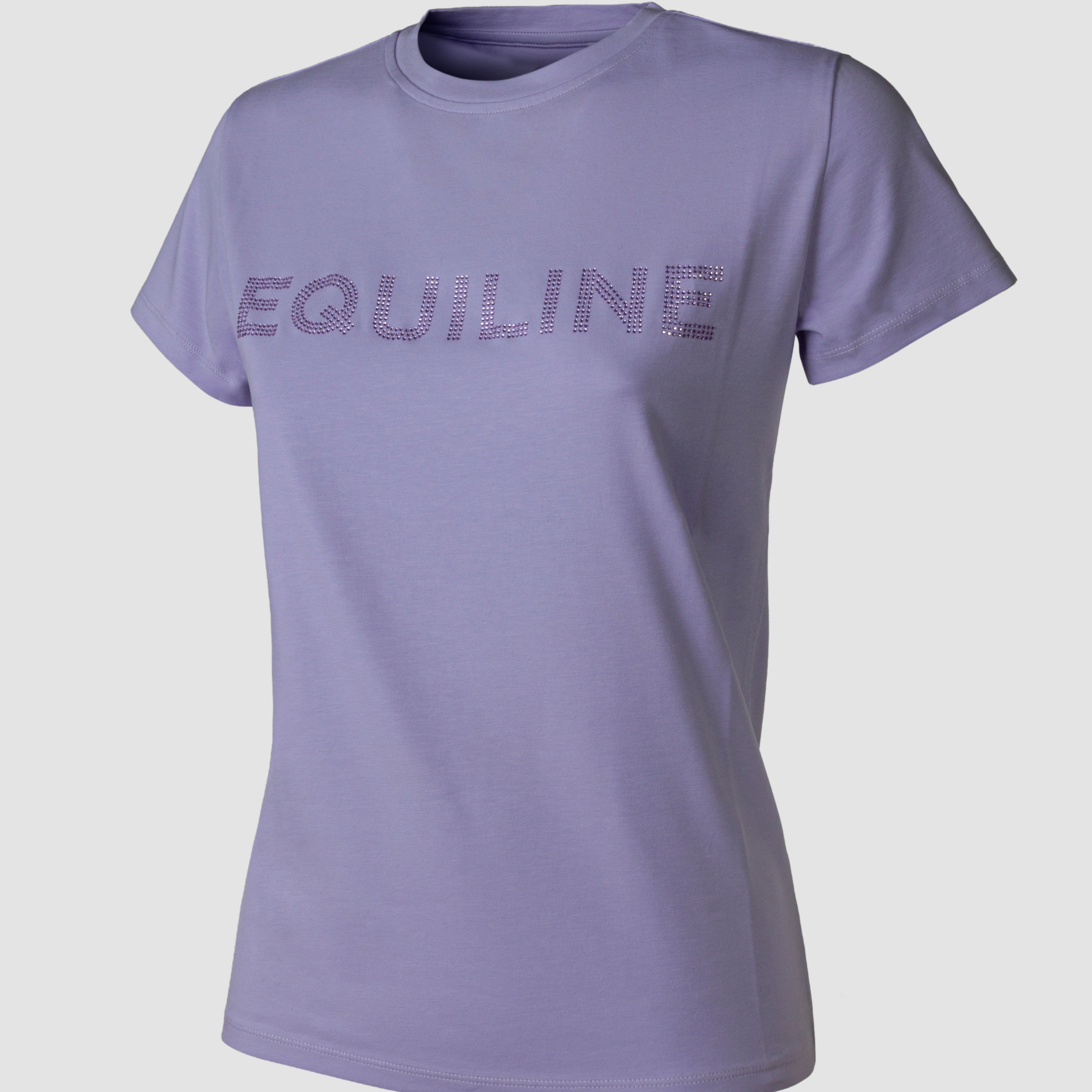 Equiline T-Shirt Dames Ronde Hals Eqgless Glicine Glicine