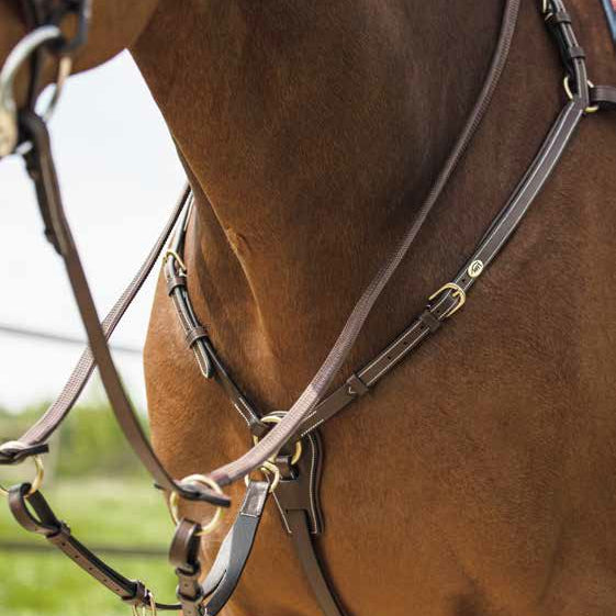 HFI Breastplate Long Bridge with Martingale