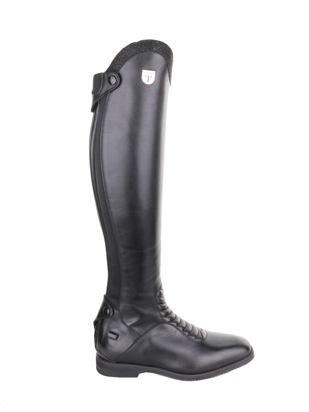 Tucci paardrijlaarzen kalfsleder Harley Microcrystals Border zwart