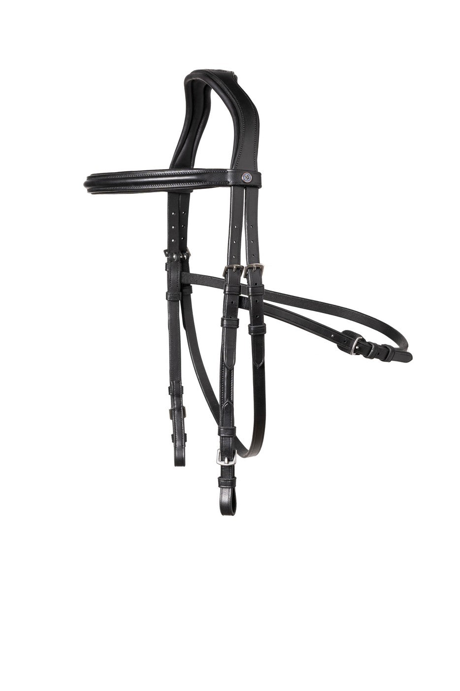 TRUST bridle Hickstead Hackamore bridle silver buckles Black