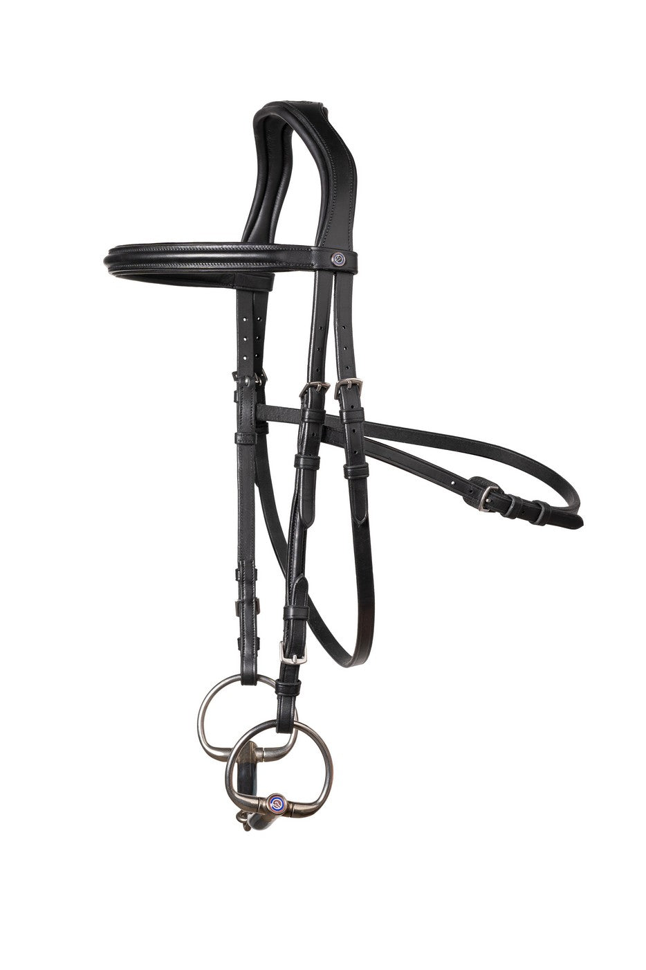 TRUST bridle Hickstead Hackamore bridle silver buckles Black