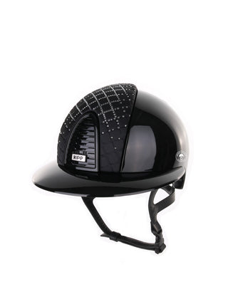 Kep Italia Riding Helmet Cromo 2.0 Polish Polo Peak Black Milano Black Street Insert