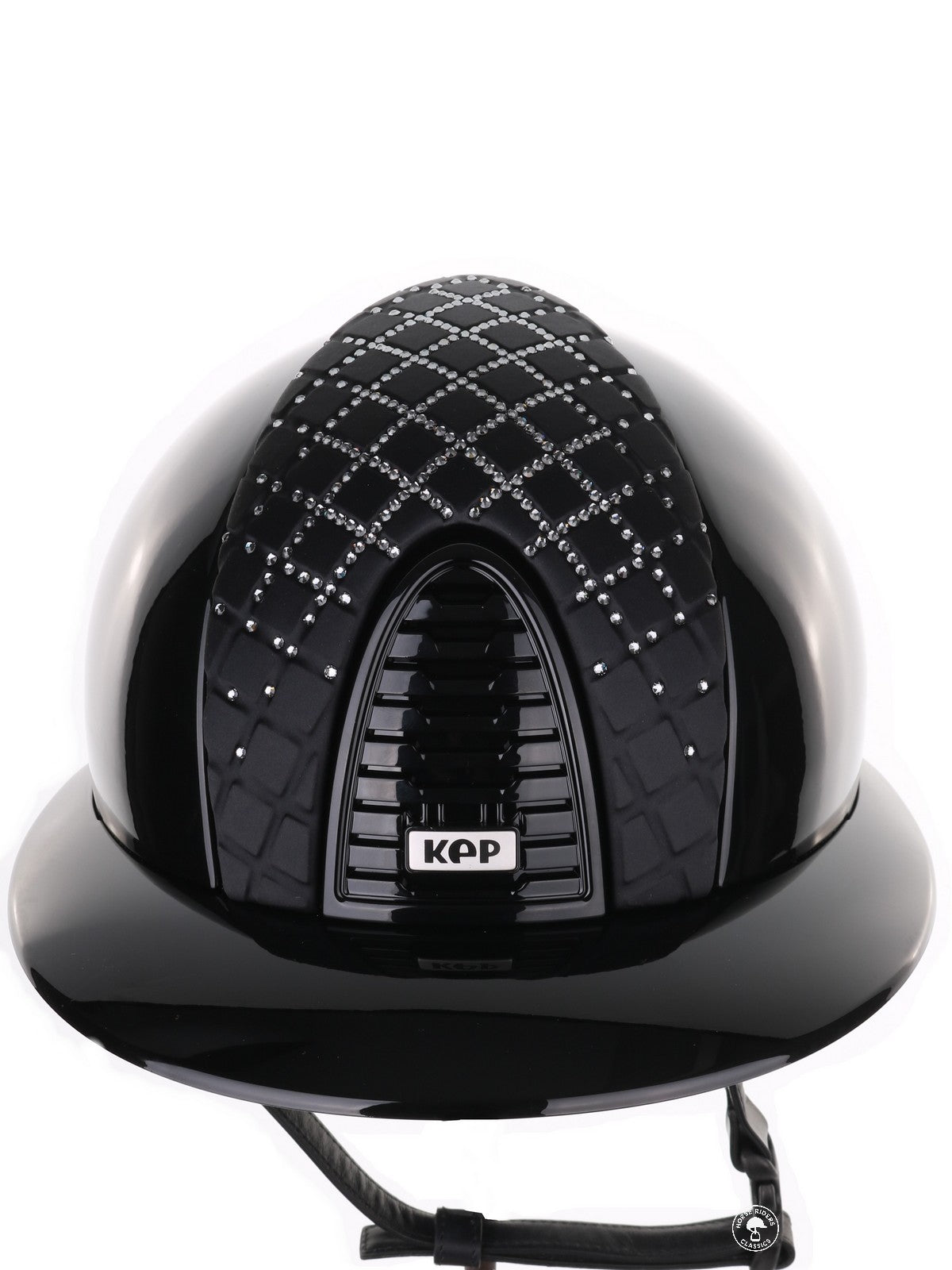 Kep Italia Riding Helmet Cromo 2.0 Polish Polo Peak Black Milano Black Street Insert