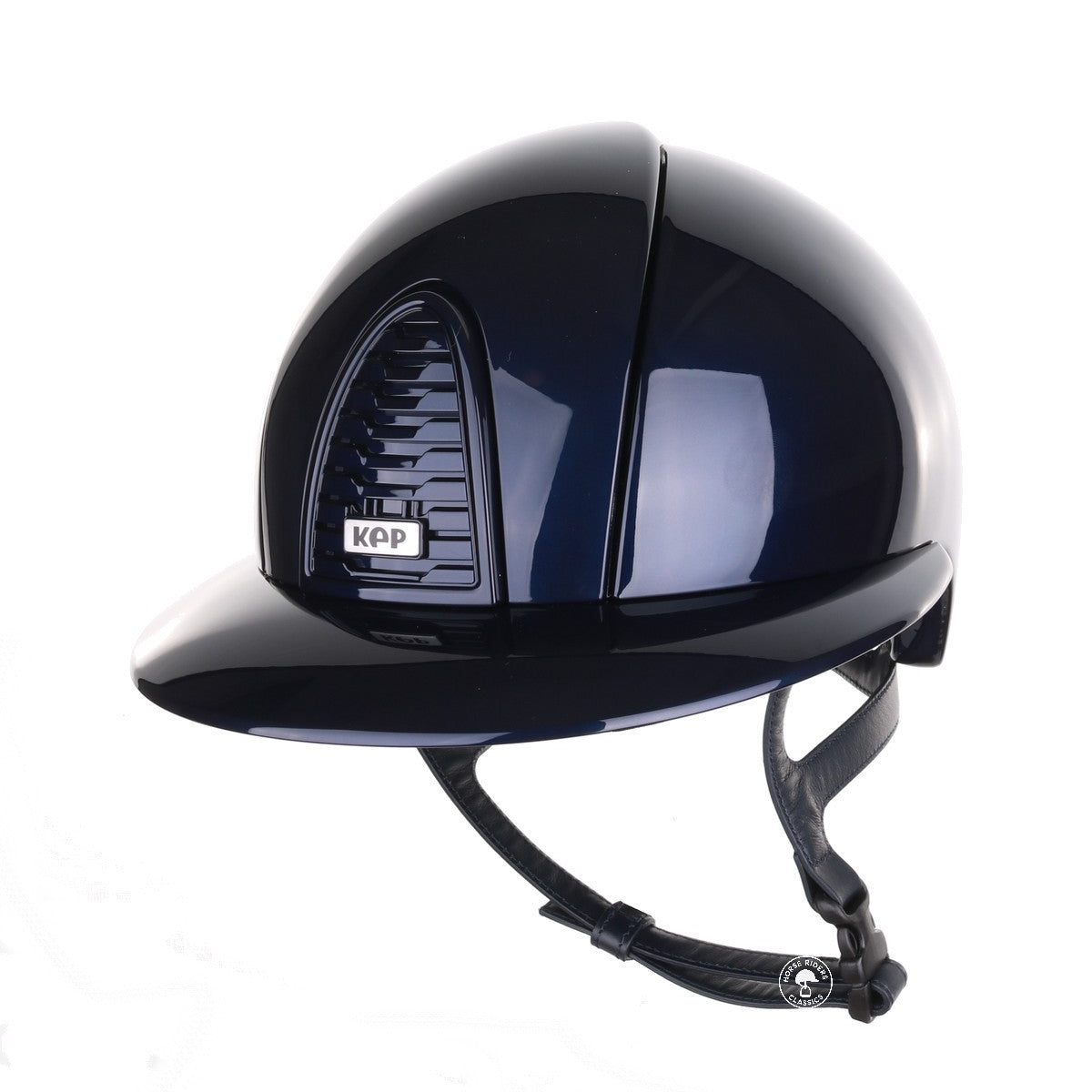 Kep Italia Paardrijhelm Cromo 2.0 Polish Polo Klep Blauw Blauw