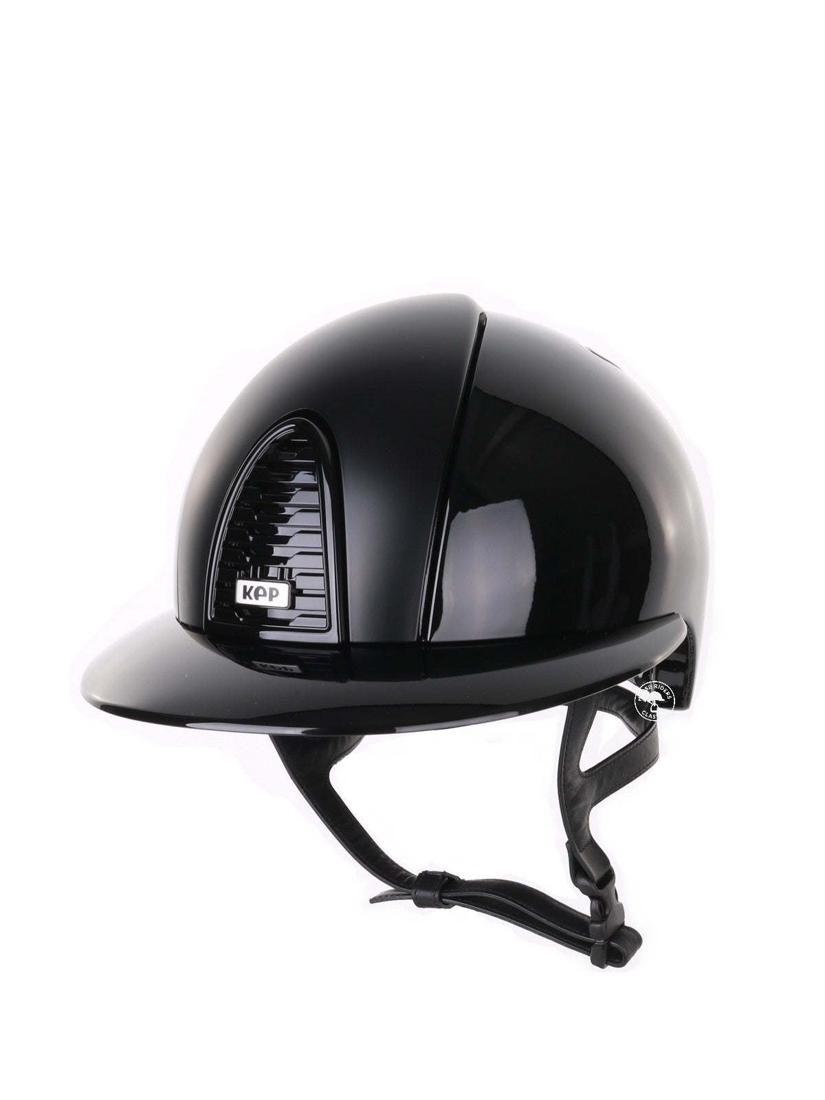 Kep Italia Paardrijhelm Cromo 2.0 Polish Polo Klep Zwart Textile Inserts