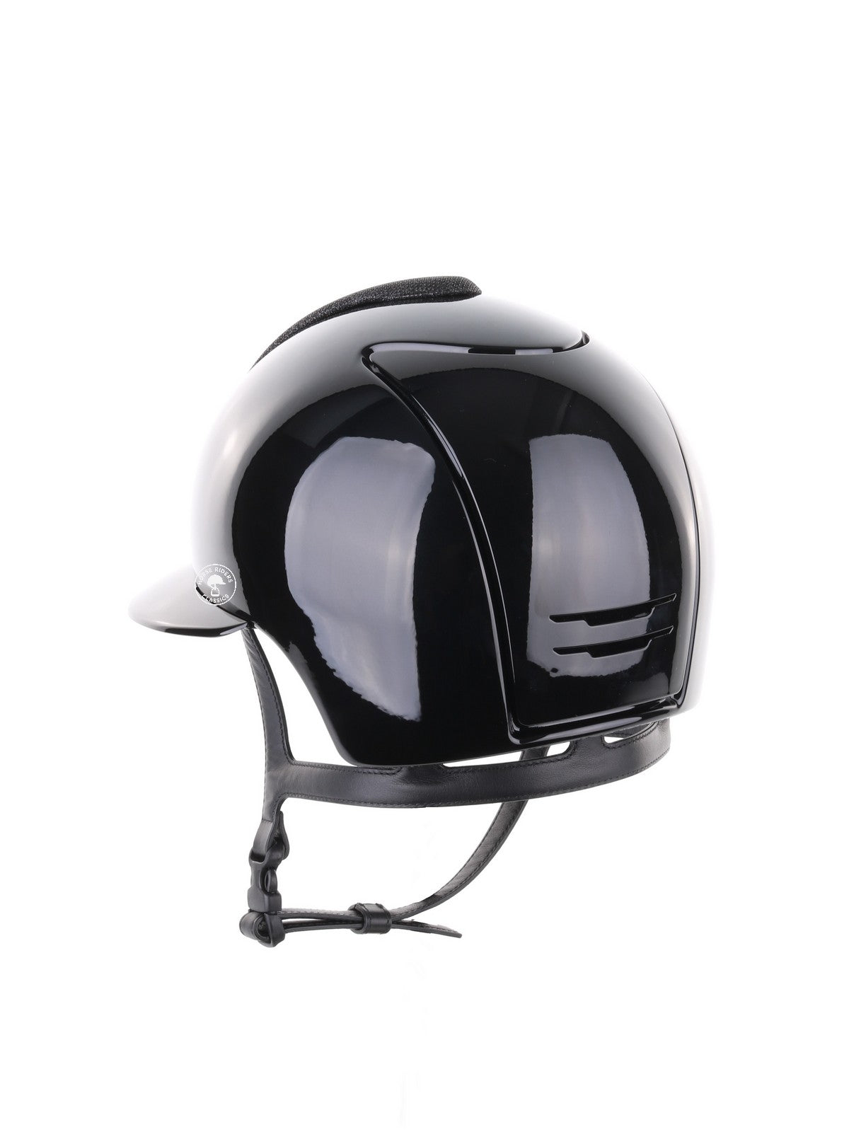 Kep Italia Riding Helmet Cromo 2.0 Polish Polo Peak Black Luminor Insert