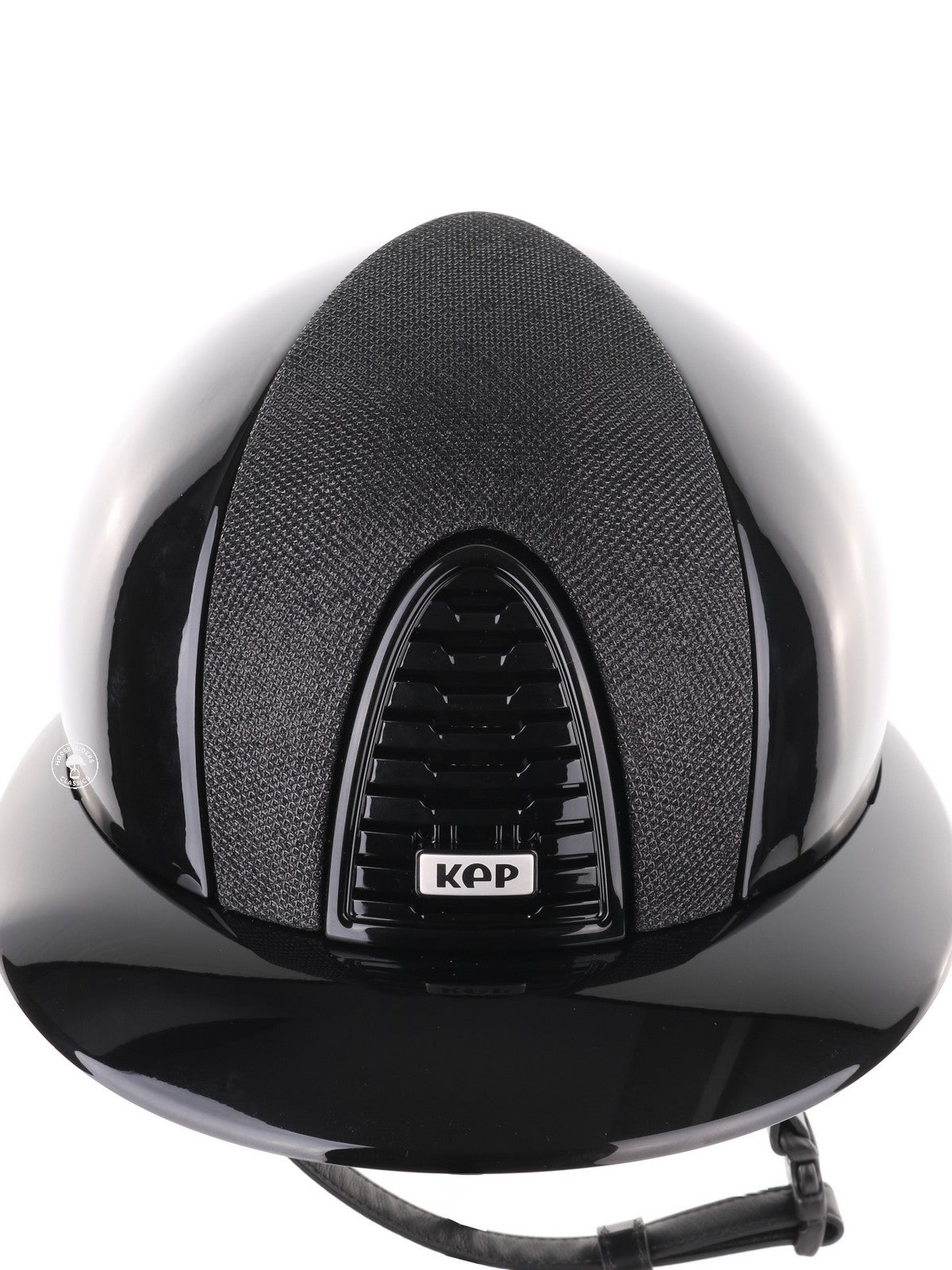 Kep Italia Riding Helmet Cromo 2.0 Polish Polo Peak Black Luminor Insert