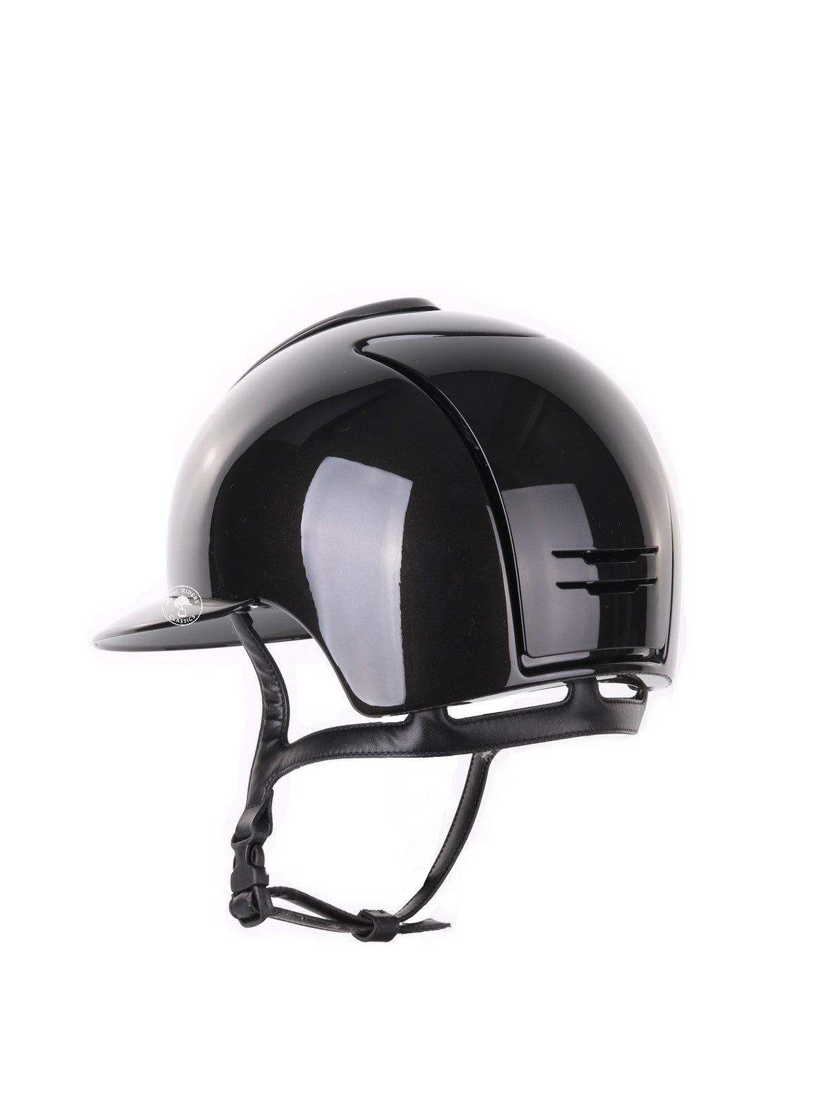 Kep Italia Paardrijhelm Cromo 2.0 Shine Polo Klep Zwart Rose Gold Frame