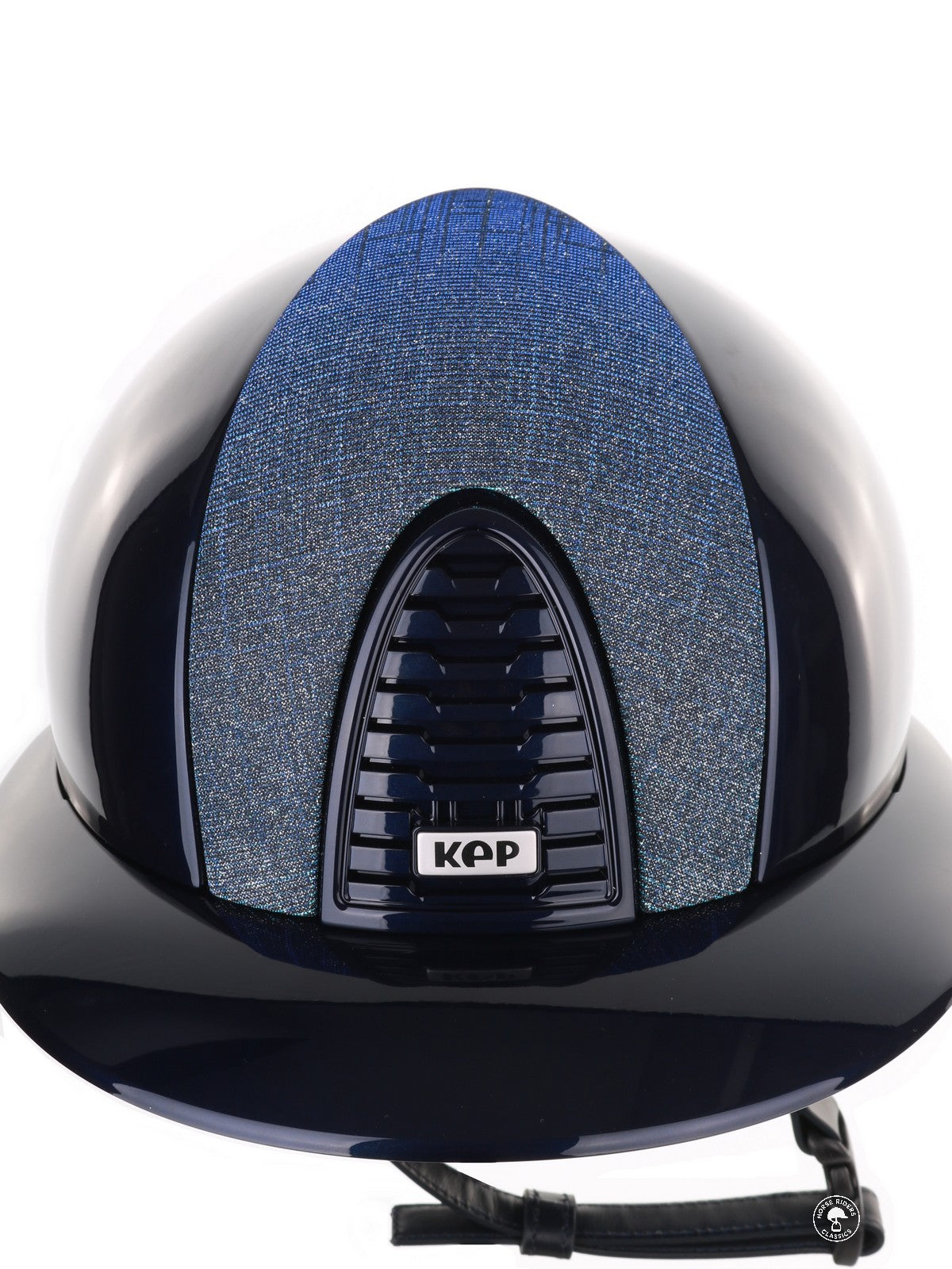 Kep Italia Paardrijhelm Cromo 2.0 Polish Polo Klep Blauw Galassia Light Blue Insert