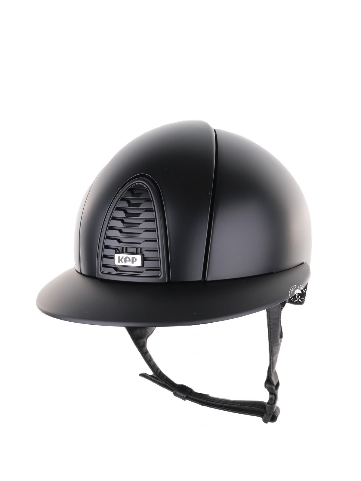 Kep Italia Paardrijhelm Cromo 2.0 Textile Polo Klep Zwart