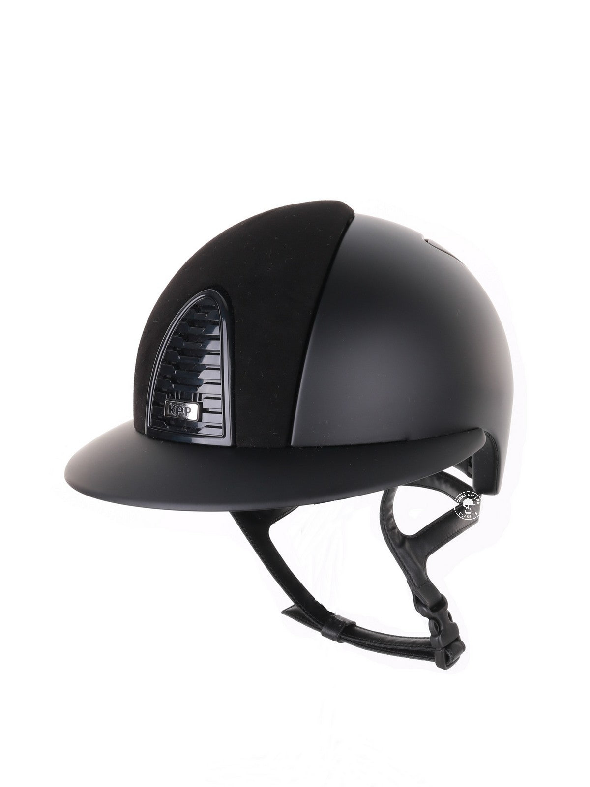 Kep Italia Riding Helmet Cromo 2.0 Matt Polo Peak Black Suede Insert