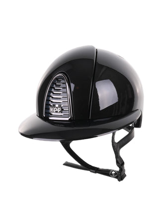 Kep Italia Riding Helmet Cromo 2.0 Shine Polo Peak Black Mirror Black Frame