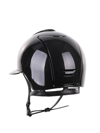 Kep Italia Riding Helmet Cromo 2.0 Shine Polo Peak Black Mirror Black Frame