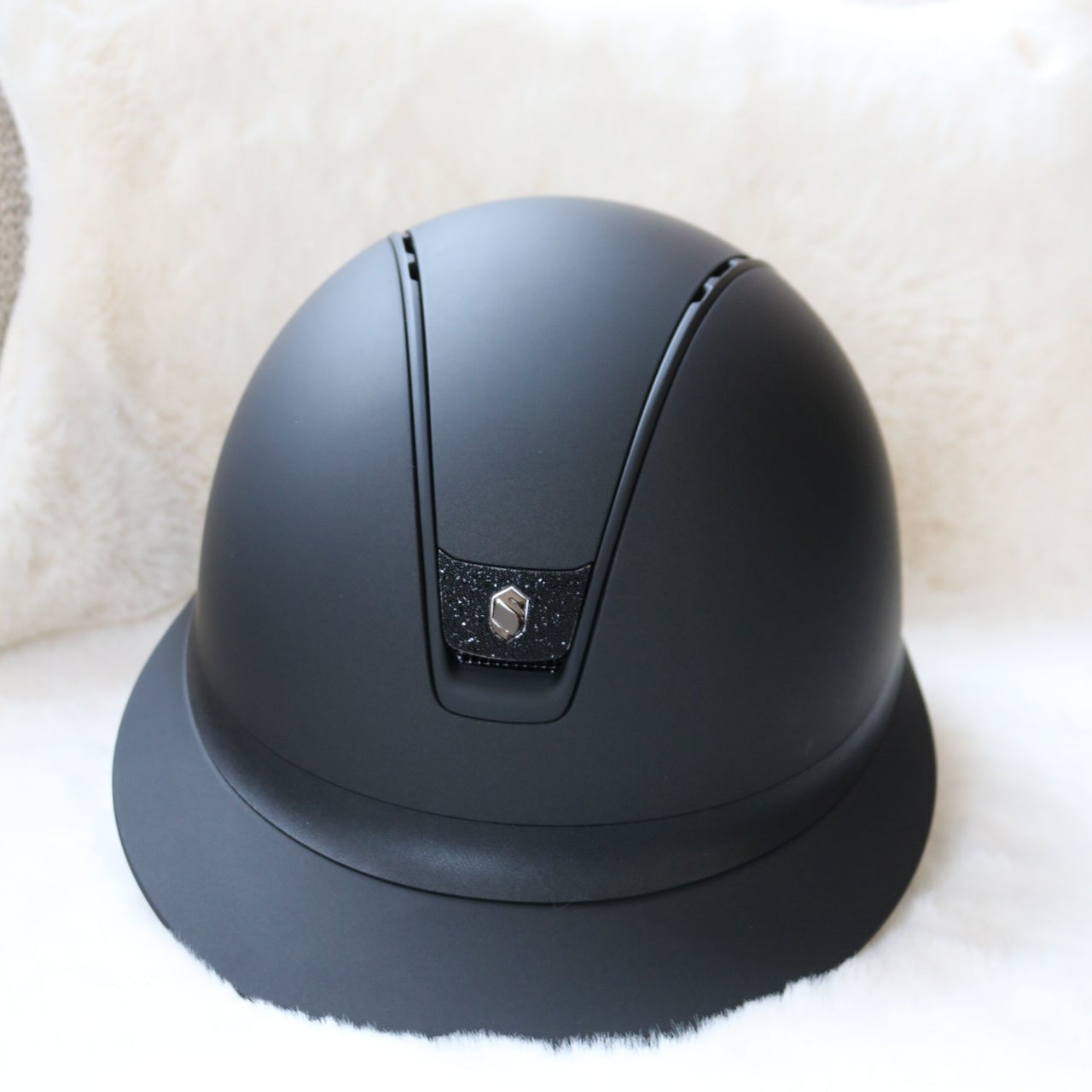 Samshield 2.0 Paardrijhelm Miss Shield Shadowmatt Crystal Blazon Zwart Zwart