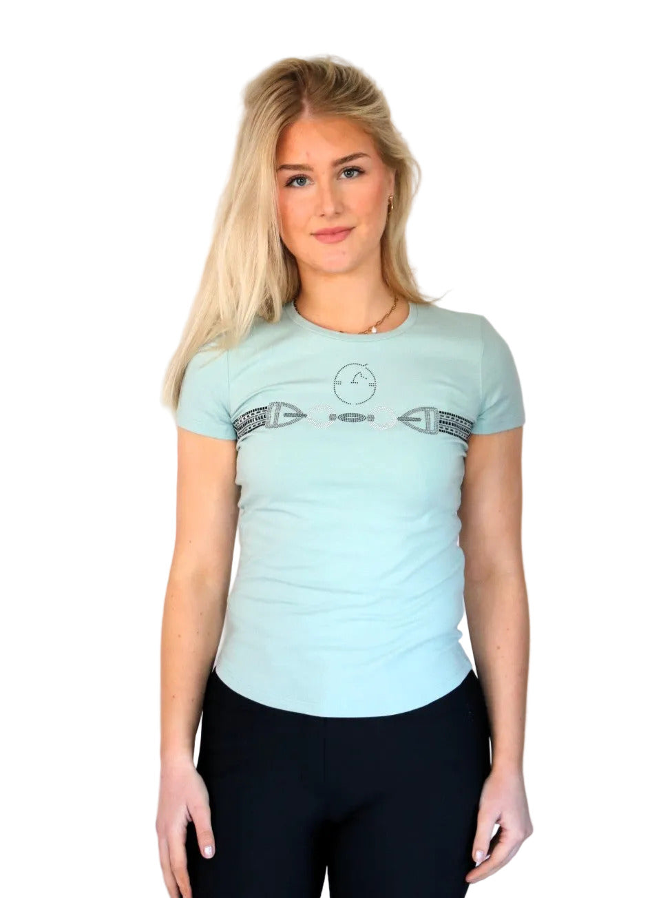 Vestrum t-shirt korte mouwen dames Punta Ala Frosty Green