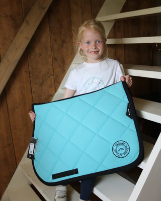 Equiline Saddle Pad Tech Rombo Enides Jumping Pony Aquarelle