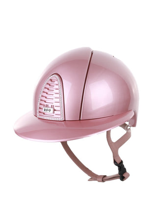 Kep Italia Riding Helmet Cromo 2.0 Diamond Polo Peak Pink Swarovski Frame