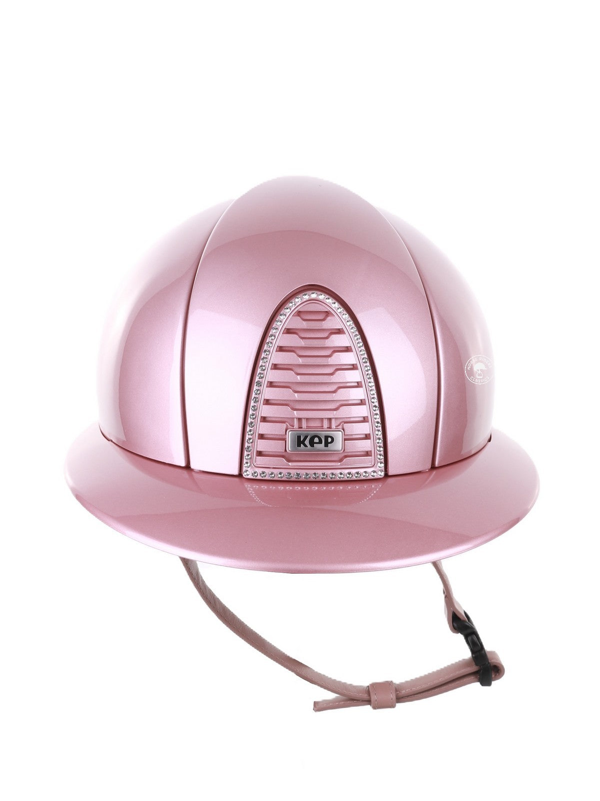 Kep Italia Riding Helmet Cromo 2.0 Diamond Polo Peak Pink Swarovski Frame