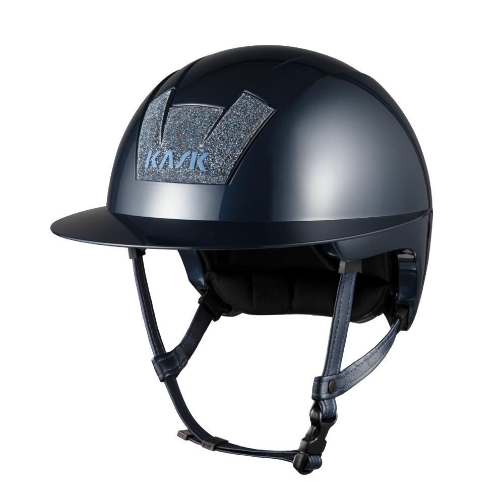 Kask Kooki Lady shine swarovski carpet navy