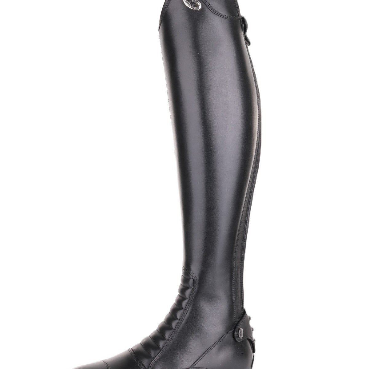 De Niro riding boots Calf leather Levante black
