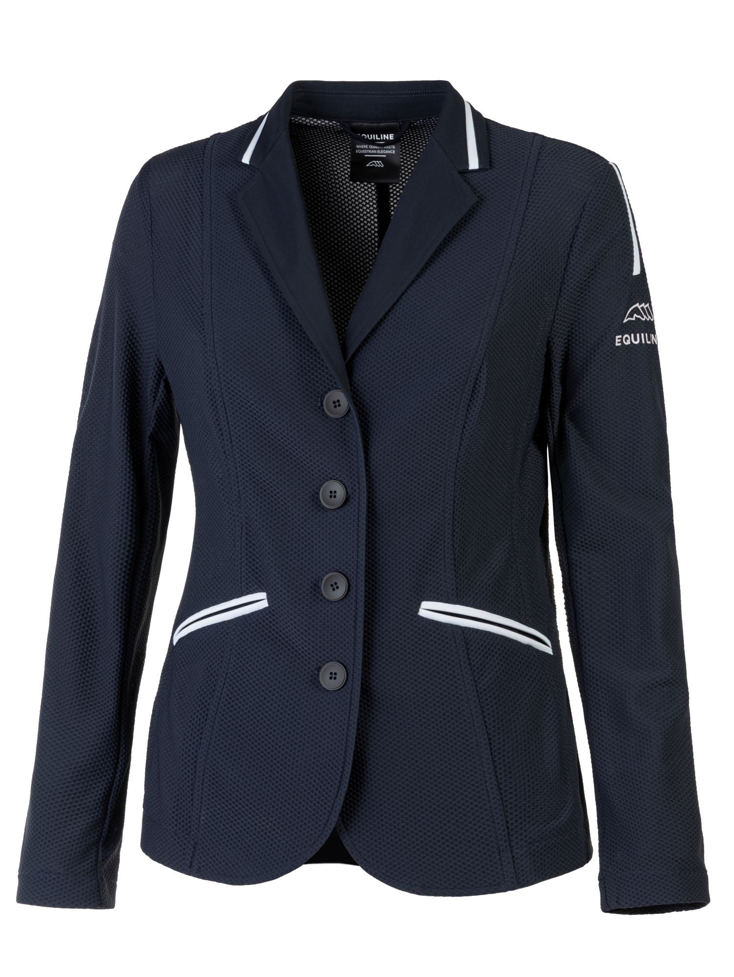Equiline Wedstrijdjas mesh dames Caspec Navy