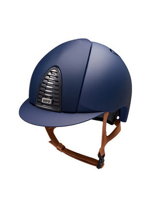 Kep Italia Riding Helmet Cromo 2.0  Matt Blue Beige Chin Strap