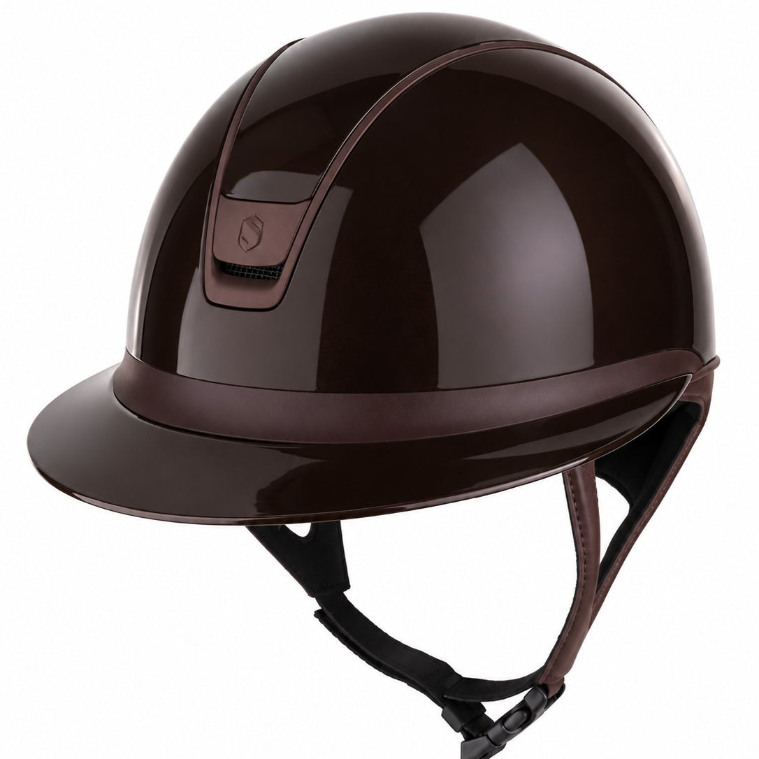 Samshield 2.0 Paardrijhelm Miss Shield Shadowglossy Darkline Bruin Bruin