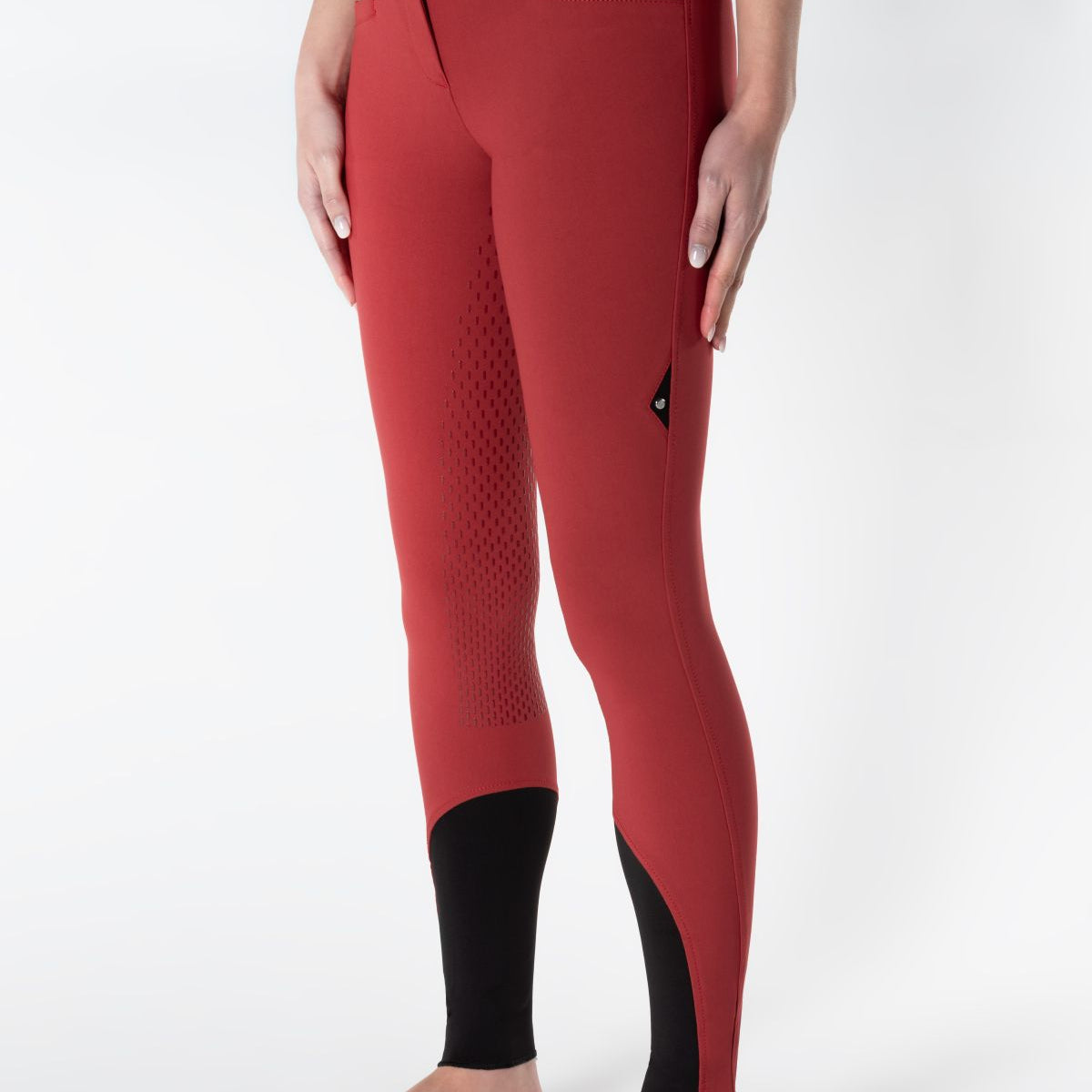 Equiline rijbroek dames full seat Eqcedar Rosso Scuro